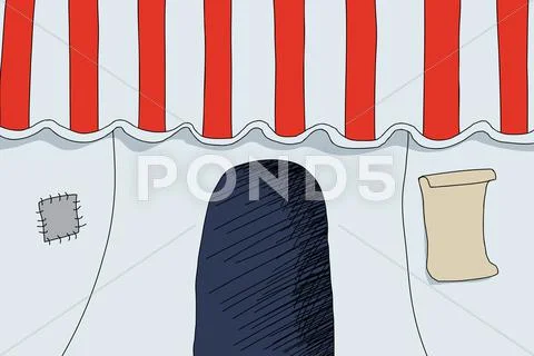 Circus entrance Stock Illustration