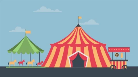 Circus Exterior Stock Footage 289732770