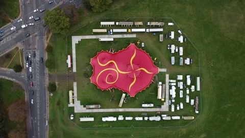 Circus Extreme, Ealing Common Stock Footage 181957489