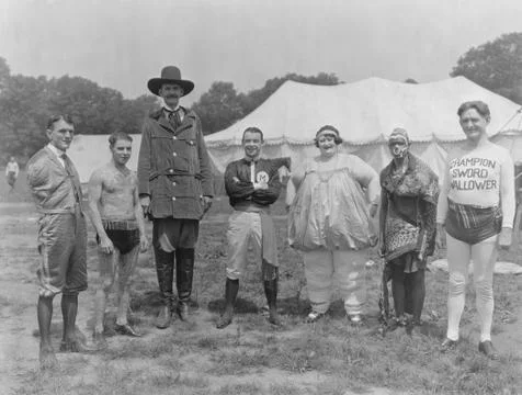 Circus folks Stock Photos