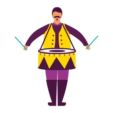 Circus fun fair Stock Illustration