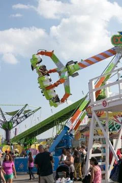 Circus fun ride Stock Photos