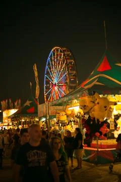 Circus fun ride Stock Photos
