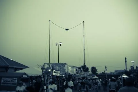 Circus fun ride Foto stock
