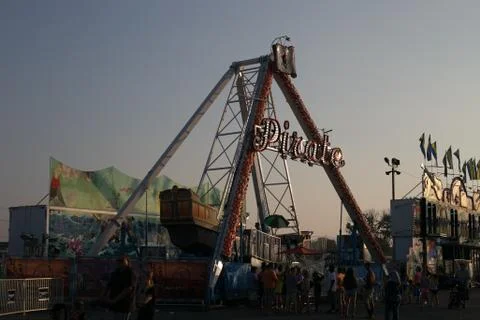 Circus fun ride Foto stock