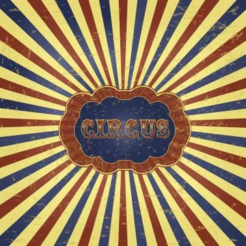 Circus Grunge Background Stock Illustration