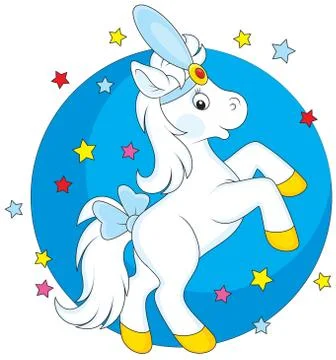Circus horse Stock Illustration