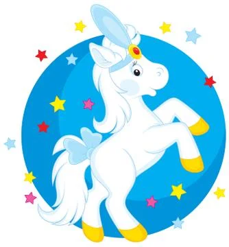 Circus horse Stock Illustration
