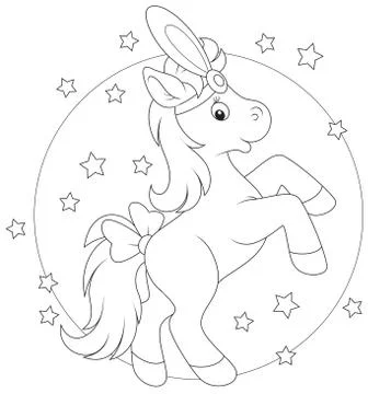 Circus horse Stock Illustration