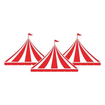 Circus icon logo vector element Stock Illustration