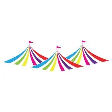 Circus icon logo vector element Stock Illustration