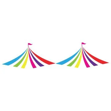 Circus icon logo vector element Stock Illustration