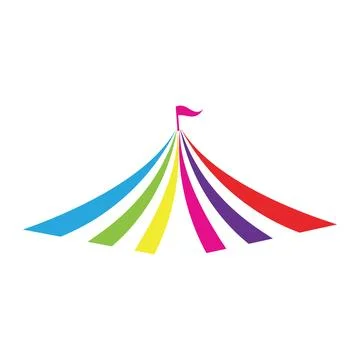 Circus icon logo vector element Stock Illustration