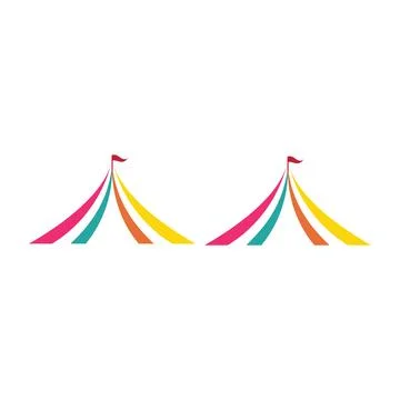 Circus icon logo vector element Stock Illustration