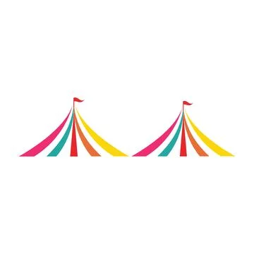 Circus icon logo vector element Stock Illustration