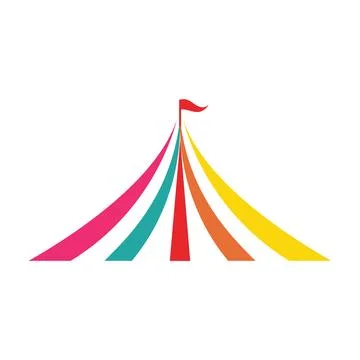 Circus icon logo vector element Stock Illustration