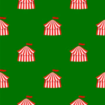 Circus Icon Seamless Pattern Illustration