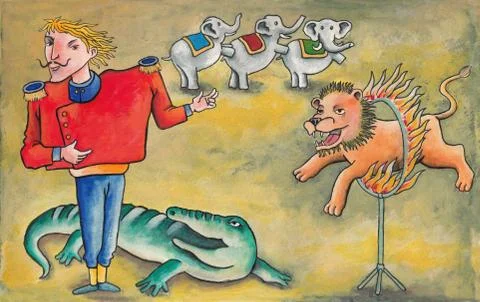 This is circus! Stock Illustration