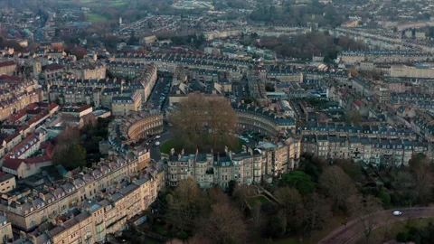 Circus located in the city of Bath Stock Footage 147571451