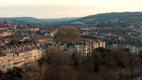 Circus located in the city of Bath Stock Footage 147571896
