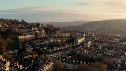Circus located in the city of Bath Stock Footage 147572605