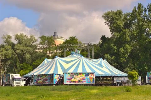 Circus in Lublin Stock Photos