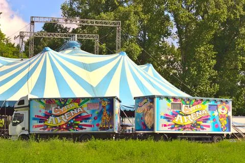 Circus in Lublin Stock Photos