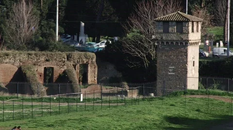 Circus Maximus zoom out Stock Footage 325349