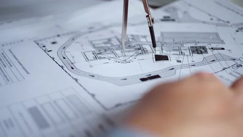 Circus measurements in the drawing Stock Footage 142606843