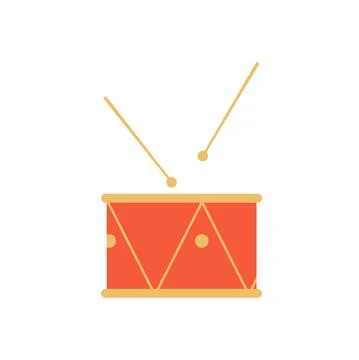 Circus musical show presentation drum Illustration