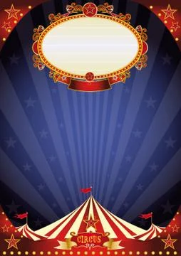Circus night background Stock Illustration