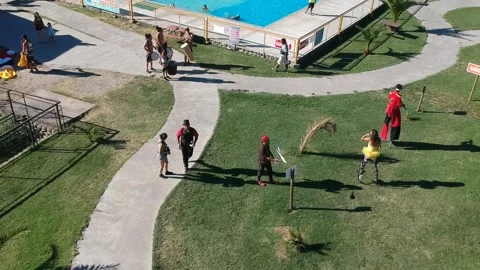 Circus in park Stock Footage 156829620