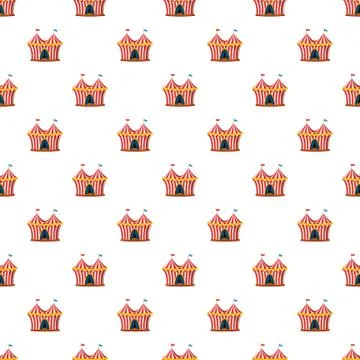 Circus pattern Illustrazione stock