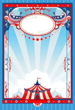 Circus poster Stock Illustration