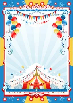 Circus poster Stock Illustration