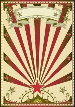 Circus red color Stock Illustration