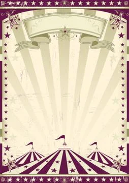 Circus retro style Stock Illustration
