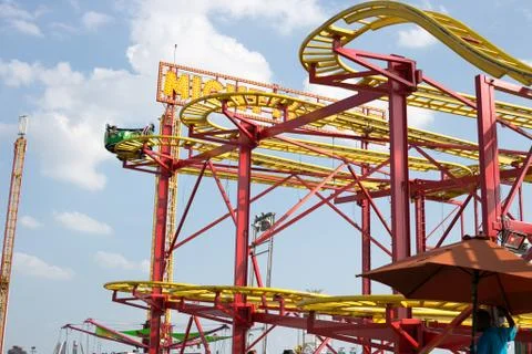 Circus ride fun Stock Photos