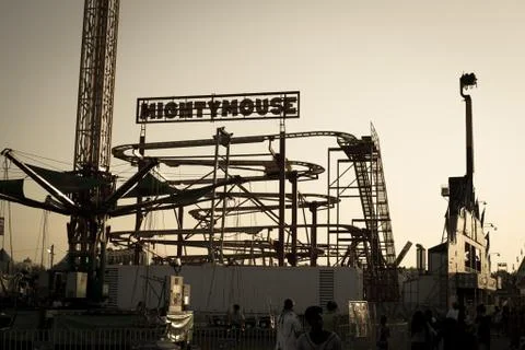 Circus ride fun Stock Photos