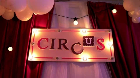 Circus scenery, circus. Stock Footage 171367249