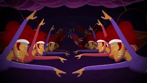 Circus Show Animated Opener Template Stock Footage 139794645