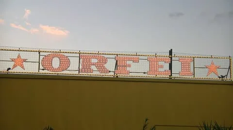 Circus sign. Stock Footage 10726120