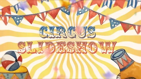 Circus Slideshow Stock After Effects