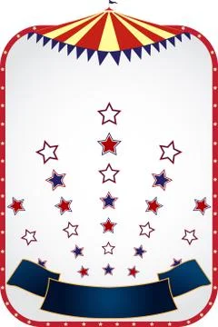 Circus tent background Stock Illustration