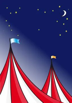 Circus tent Stock Illustration