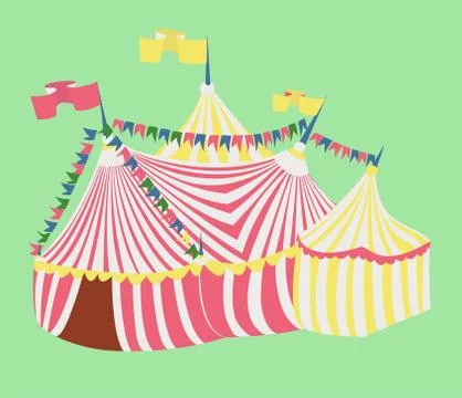 Circus tent Stock Illustration