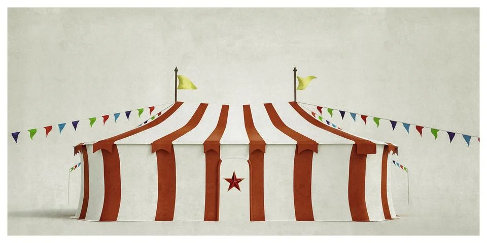 Circus tent Stock Illustration