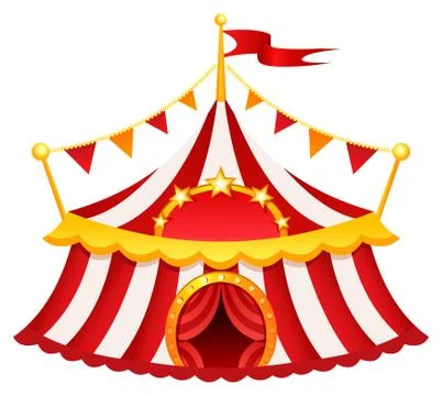 Circus tent Ilustración de archivo