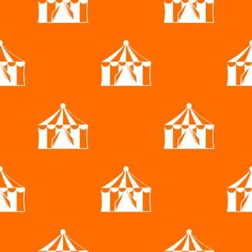 Circus tent pattern seamless Illustrazione stock