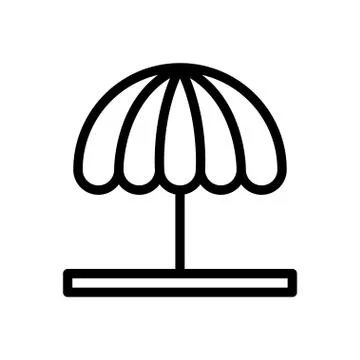 Circus thin line icon Stockillustratie